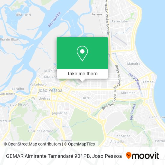 GEMAR Almirante Tamandaré 90° PB map