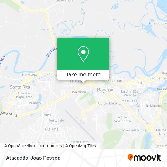 Atacadão map