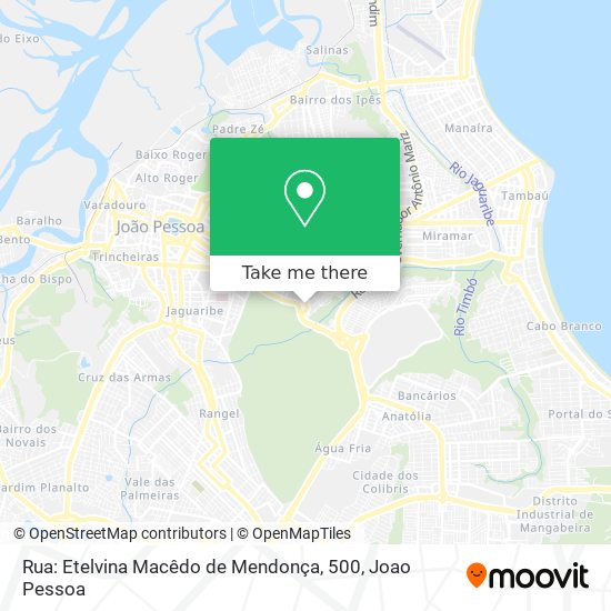 Rua: Etelvina Macêdo de Mendonça, 500 map