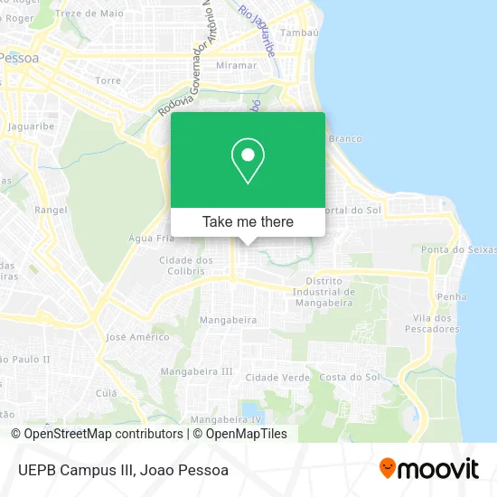 UEPB Campus III map