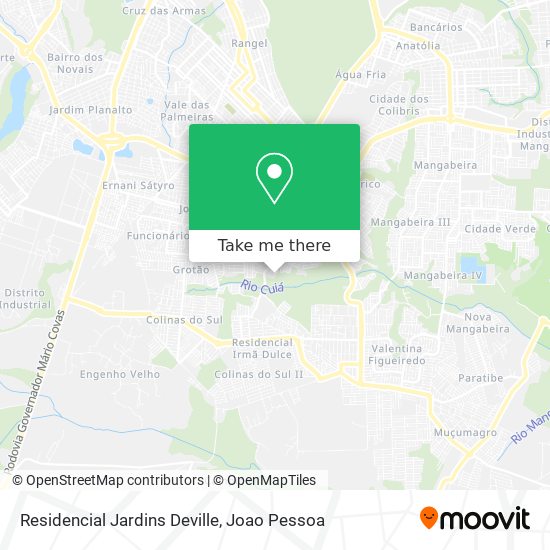 Residencial Jardins Deville map