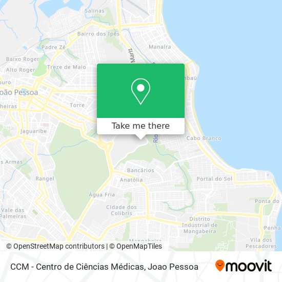 CCM - Centro de Ciências Médicas map