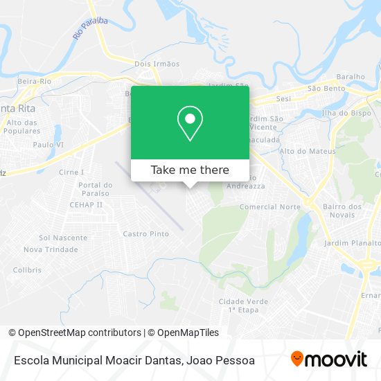 Escola Municipal Moacir Dantas map