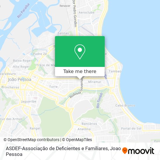 ASDEF-Associação de Deficientes e Familiares map