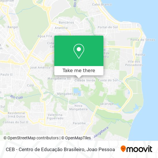Mapa CEB - Centro de Educação Brasileiro