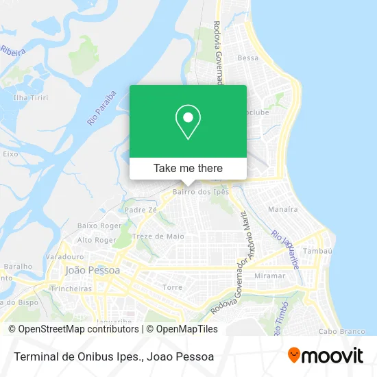 Terminal de Onibus Ipes. map