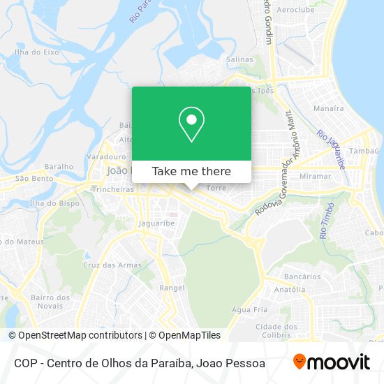 COP - Centro de Olhos da Paraíba map