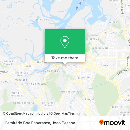 Cemitério Boa Esperança map