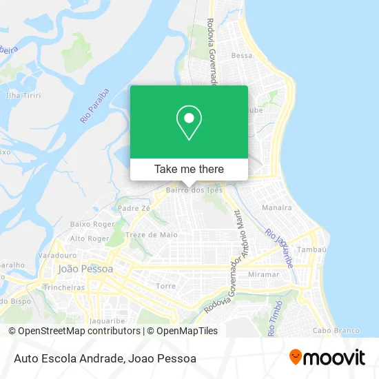 Auto Escola Andrade map