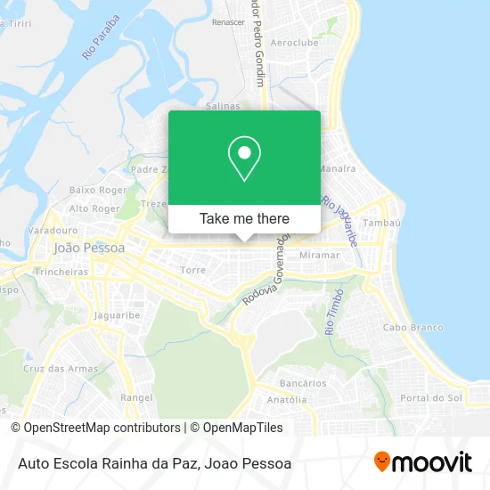 Auto Escola Rainha da Paz map