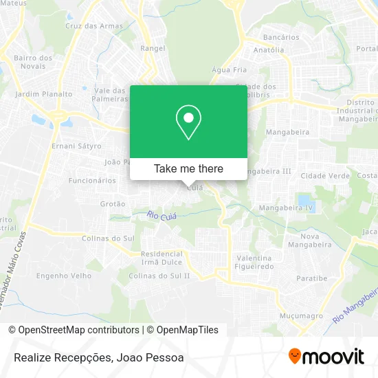 Realize Recepções map