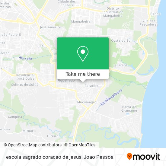 escola sagrado coracao de jesus map
