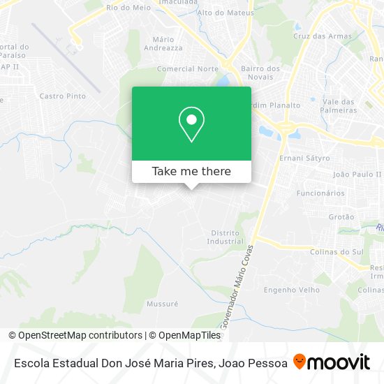 Escola Estadual Don José Maria Pires map