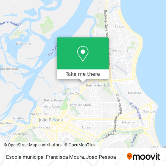 Escola municipal Francisca Moura map