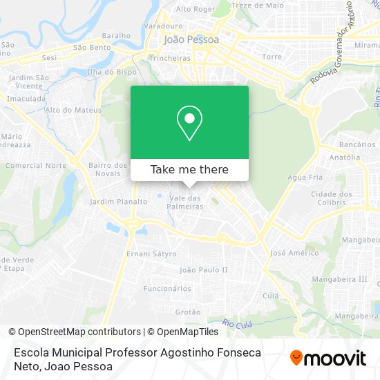 Escola Municipal Professor Agostinho Fonseca Neto map