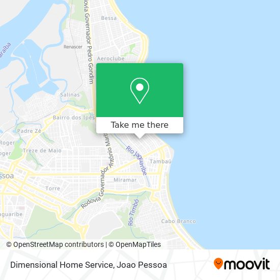 Dimensional Home Service map
