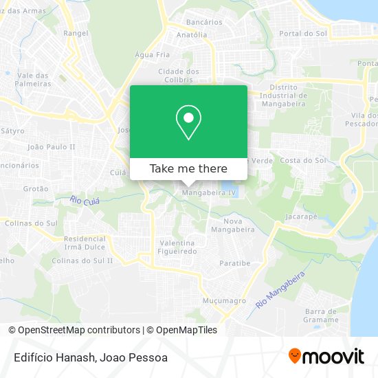 Edifício Hanash map