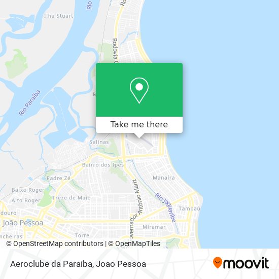 Aeroclube da Paraíba map