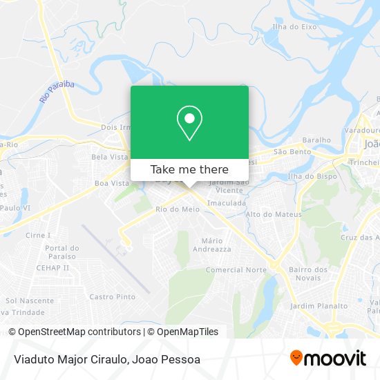 Viaduto Major Ciraulo map