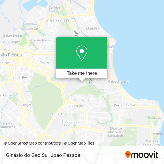 Ginásio do Geo Sul map