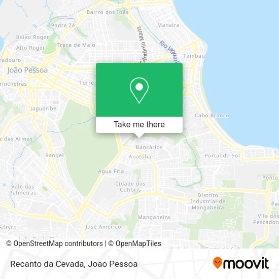 Recanto da Cevada map