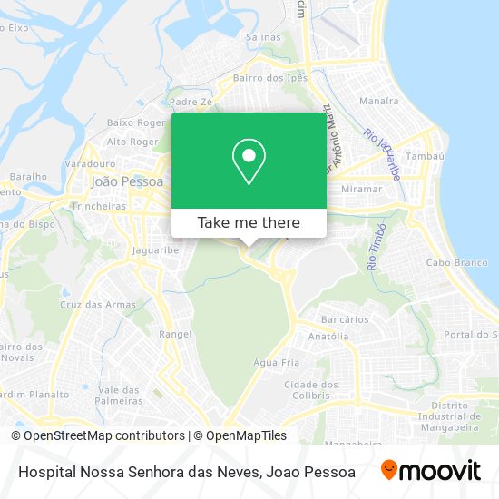 Hospital Nossa Senhora das Neves map