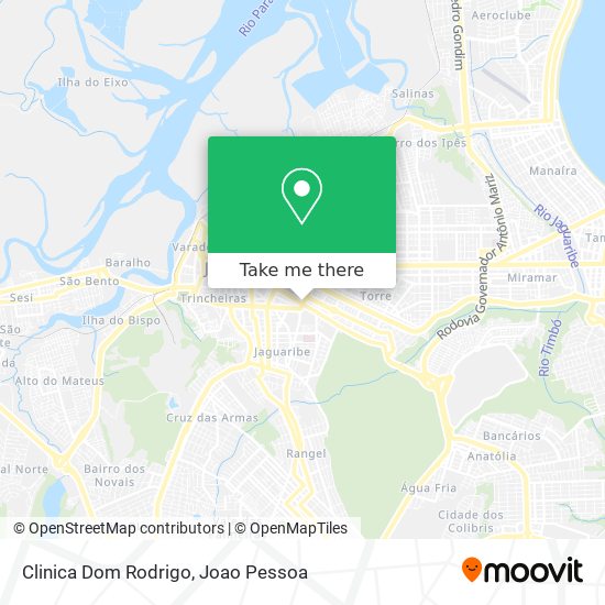 Clinica Dom Rodrigo map