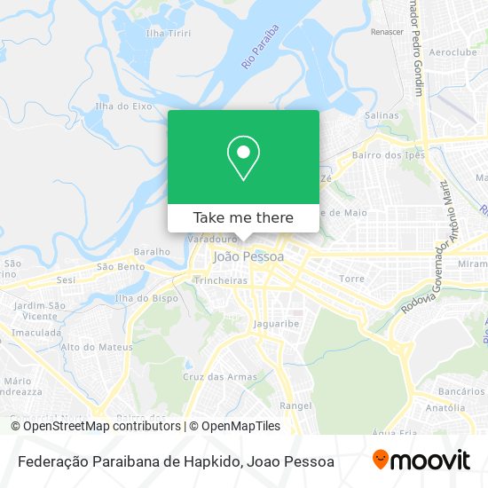 Federação Paraibana de Hapkido map