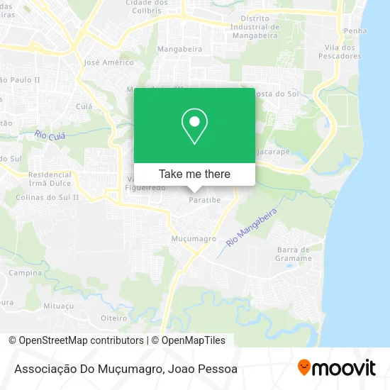 Associação Do Muçumagro map