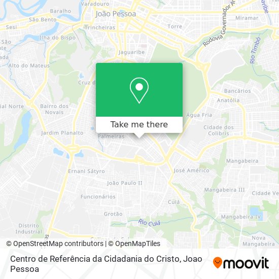 Centro de Referência da Cidadania do Cristo map