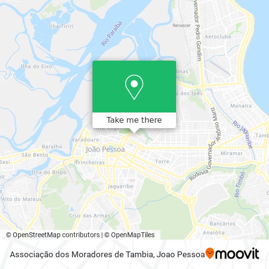 Associação dos Moradores de Tambia map