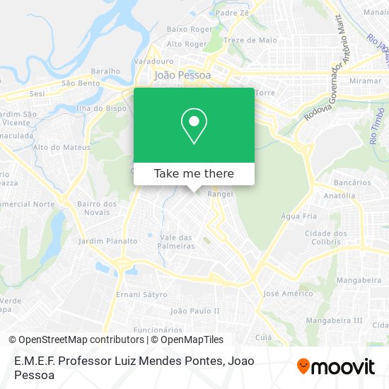 E.M.E.F. Professor Luiz Mendes Pontes map