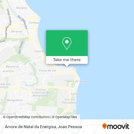 Árvore de Natal da Energisa map