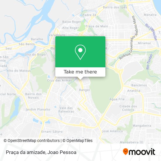 Praça da amizade map