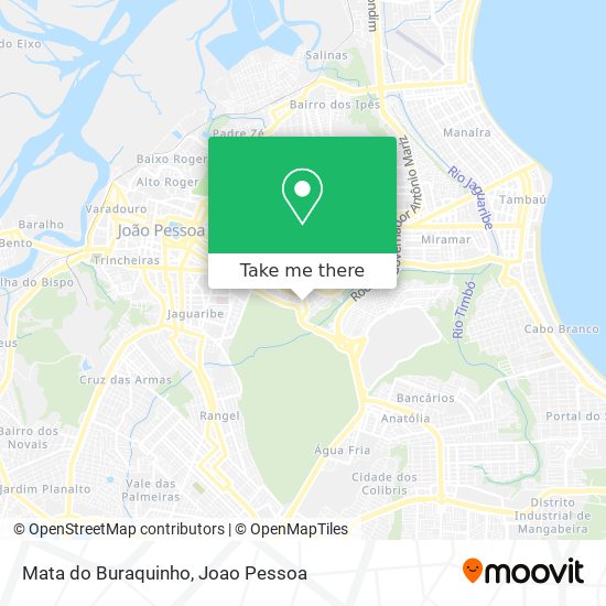 Mata do Buraquinho map