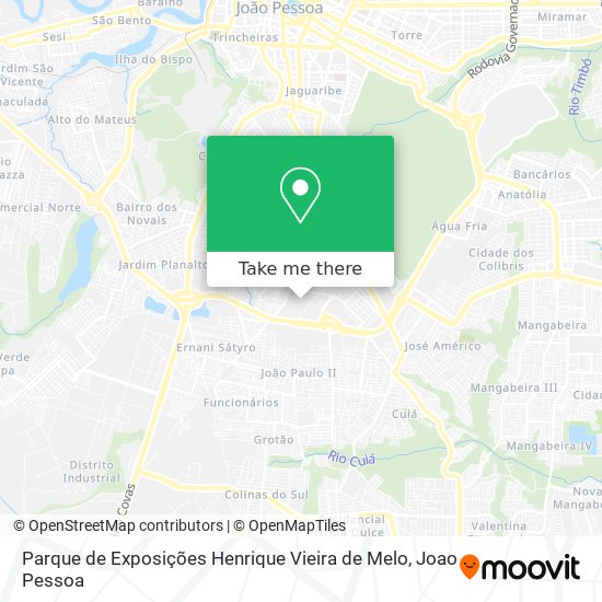 Parque de Exposições Henrique Vieira de Melo map