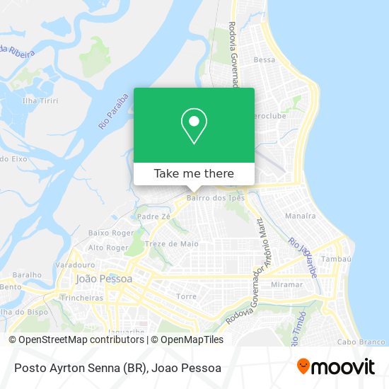 Posto Ayrton Senna (BR) map