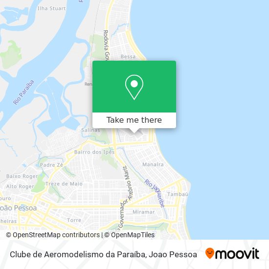 Clube de Aeromodelismo da Paraíba map