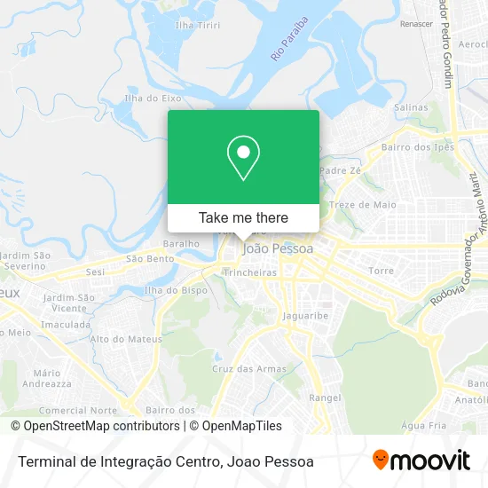 Terminal de Integração Centro map