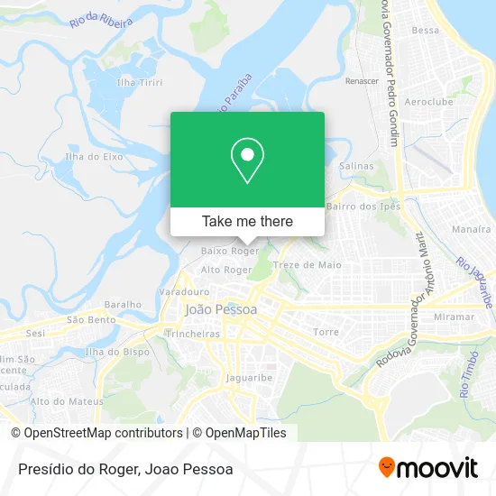 Presídio do Roger map