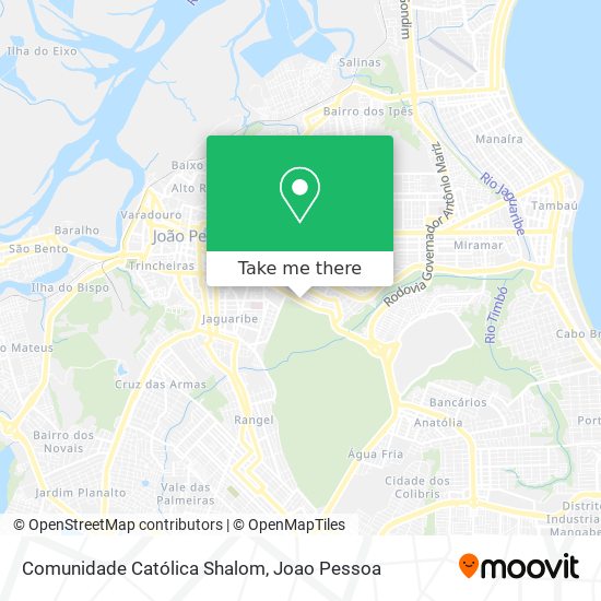 Comunidade Católica Shalom map