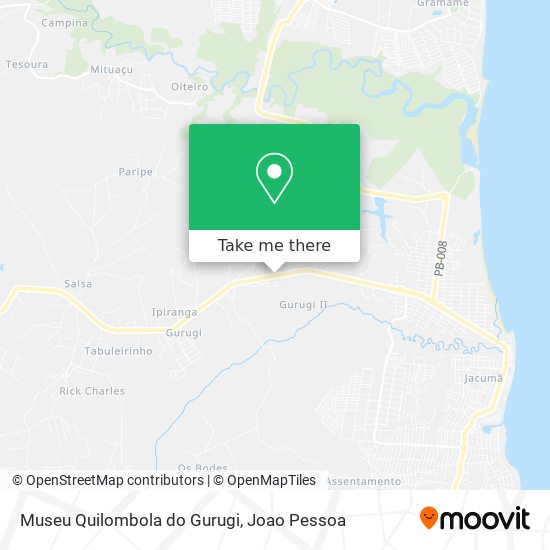 Museu Quilombola do Gurugi map