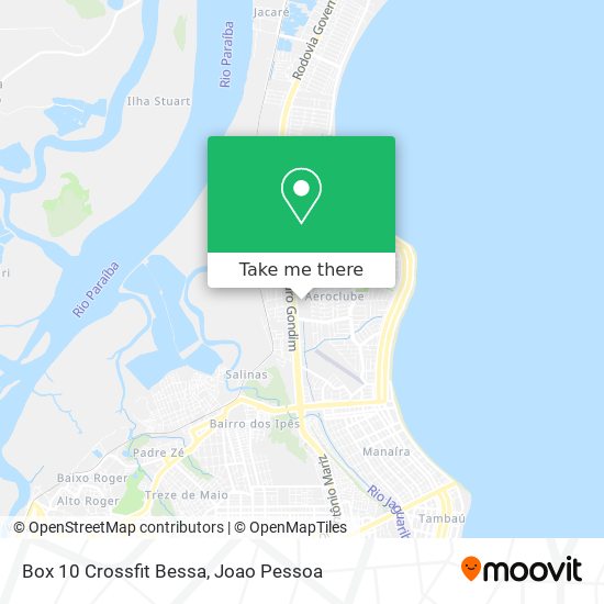 Box 10 Crossfit Bessa map