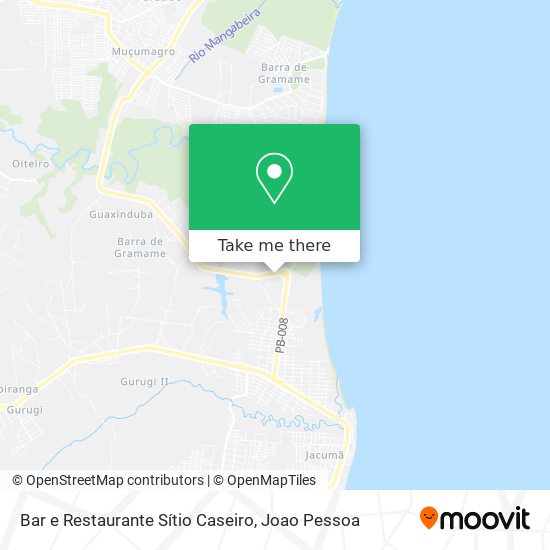 Bar e Restaurante Sítio Caseiro map