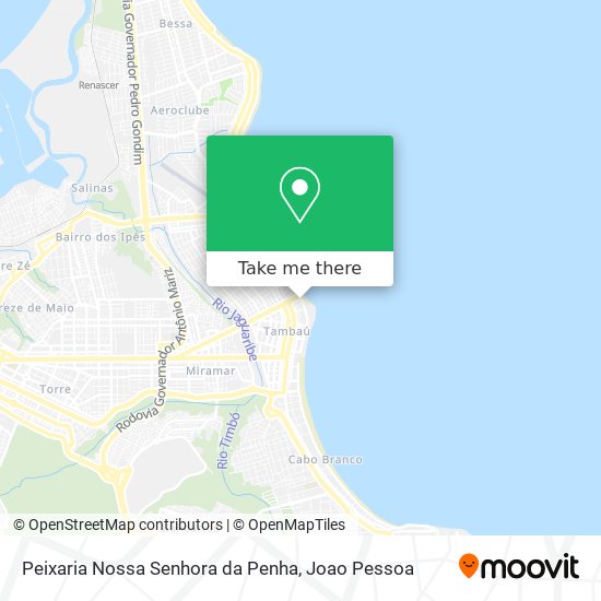 Mapa Peixaria Nossa Senhora da Penha