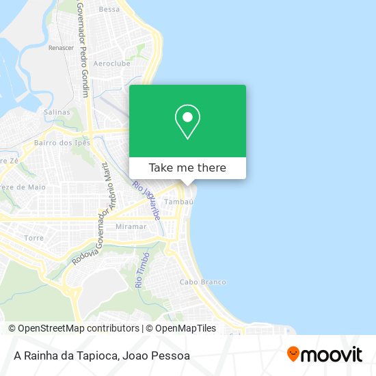 A Rainha da Tapioca map