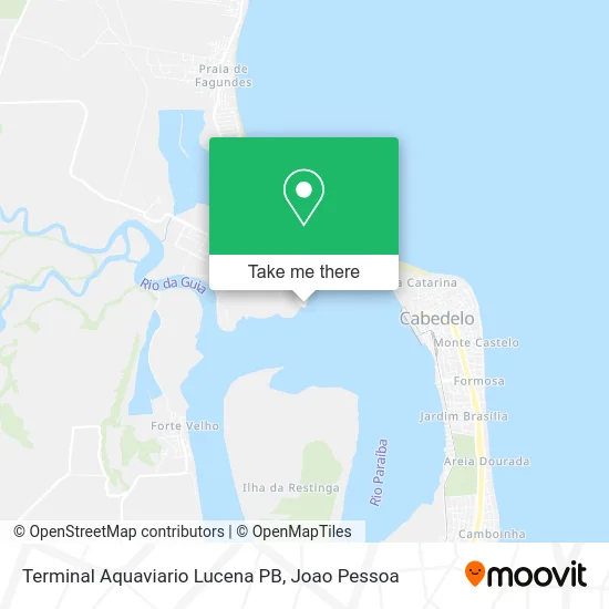 Terminal Aquaviario Lucena PB map