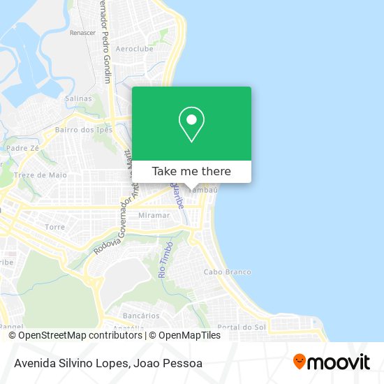 Avenida Silvino Lopes map