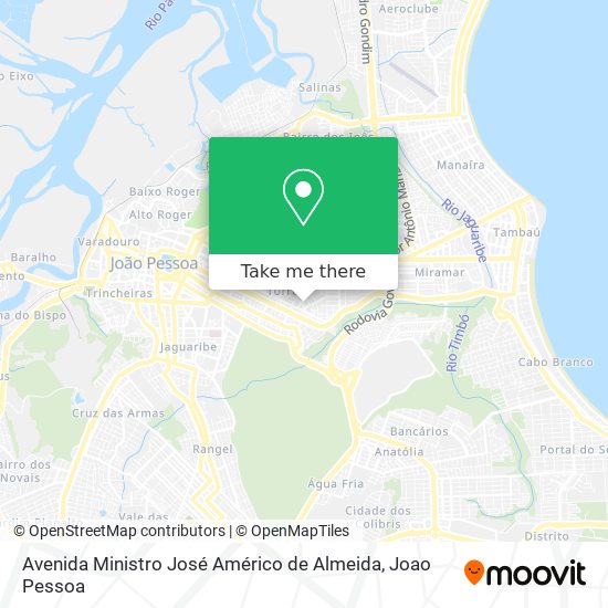Avenida Ministro José Américo de Almeida map