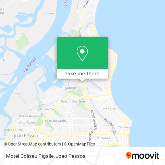 Motel Coliseu Pigalle map